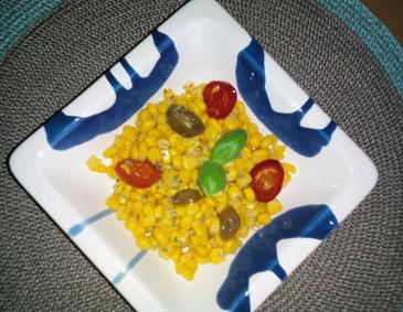 Maissalat mit Paprika Maissalat mit Paprika
