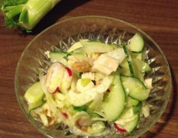 Fenchelsalat mit Huhn Fenchelsalat mit Huhn