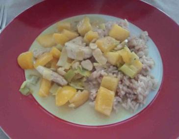 Mango-Paprika-Curry mit Truthahn Mango-Paprika-Curry mit Truthahn