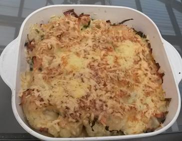 Karfiolauflauf mit Bärlauch Karfiolauflauf mit Bärlauch