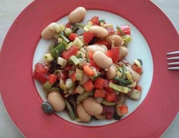 Bunter Riesenbohnensalat Bunter Riesenbohnensalat