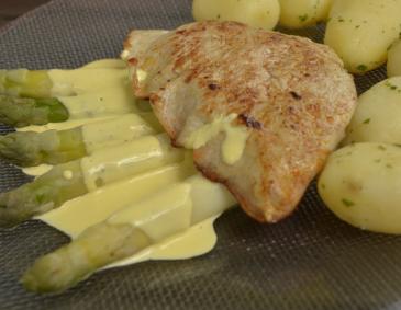 Truthahnbrust mit Spargel Truthahnbrust mit Spargel
