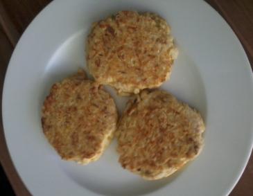 Reislaibchen mit Thunfisch Reislaibchen mit Thunfisch