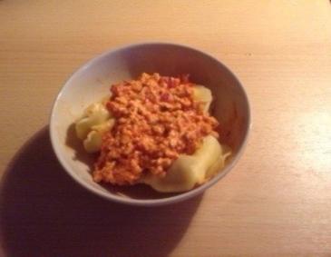 Tofu-Frischkäsesugo Tofu-Frischkäsesugo