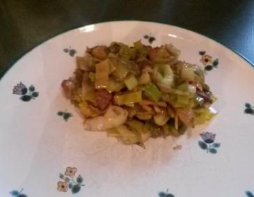Zucchini-Lauch-Gemüse Zucchini-Lauch-Gemüse