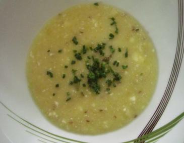 Erdäpfel-Rahm-Suppe Erdäpfel-Rahm-Suppe