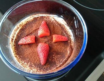 Leichtes Erdbeertiramisu Leichtes Erdbeertiramisu