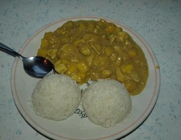 Curry-Mango-Huhn Curry-Mango-Huhn