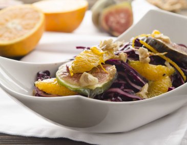 Rotkraut-Feigen-Salat Rotkraut-Feigen-Salat