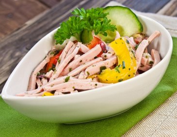 Scharfer Wurstsalat