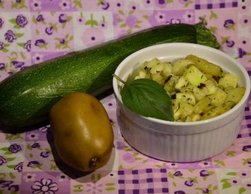 Basische Kartoffel-Zucchini-Pfanne Basische Kartoffel-Zucchini-Pfanne