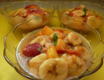 Schokolade-Ricotta-Pudding mit Fruchtspiegel Schokolade-Ricotta-Pudding mit Fruchtspiegel