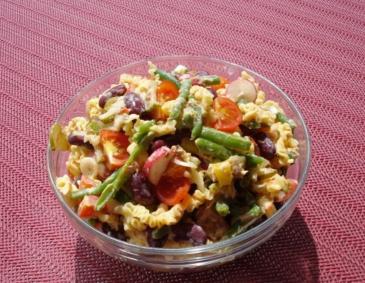 Bunter Nudelsalat Bunter Nudelsalat