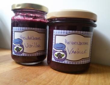 Heidelbeer-Vanille-Marmelade Heidelbeer-Vanille-Marmelade