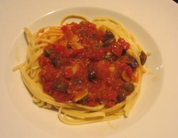 Spaghetti Puttanesca Spaghetti Puttanesca