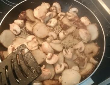 Topinambur-Champignon Pfanne Topinambur-Champignon Pfanne
