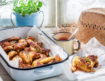 Rosmarin-Zitronen-Chicken Wings Rosmarin-Zitronen-Chicken Wings