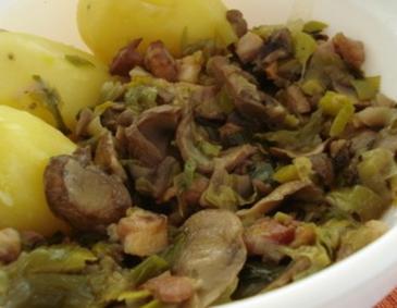 Lauch-Champignongemüse Lauch-Champignongemüse
