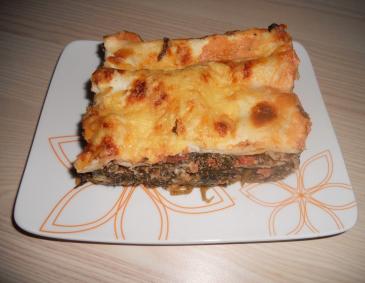 Spinatlasagne mit Ricotta Spinatlasagne mit Ricotta
