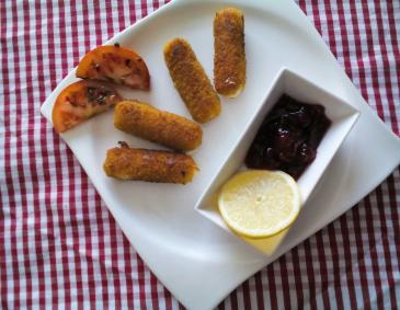 Gebackener Mozzarella Gebackener Mozzarella