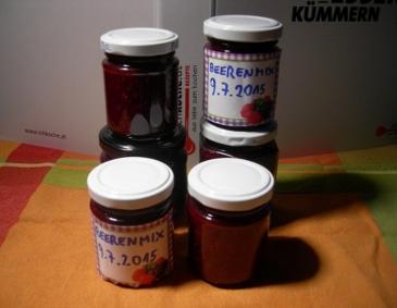 Gemischte Beeren Marmelade Gemischte Beeren Marmelade