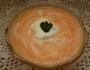 Melonen-Joghurt-Krem Melonen-Joghurt-Krem