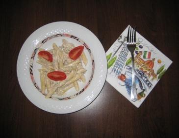 Penne al tonno e limone Penne al tonno e limone