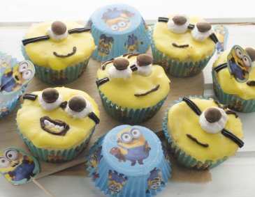 Minions Bananen-Cupcakes Minions Bananen-Cupcakes