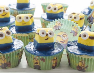 Bananen-Mandel-Minions-Muffin Bananen-Mandel-Minions-Muffin