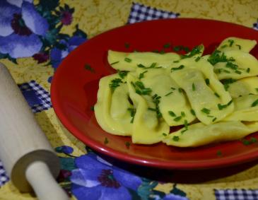 Ravioli mit Fleisch-Füllung Ravioli mit Fleisch-Füllung