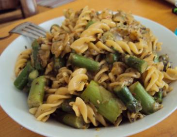 Vegane Spargel-Pasta Vegane Spargel-Pasta