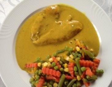 Hühnerbrüstchen mit Kräutersauce Hühnerbrüstchen mit Kräutersauce