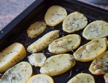 Kartoffelscheiben Kartoffelscheiben