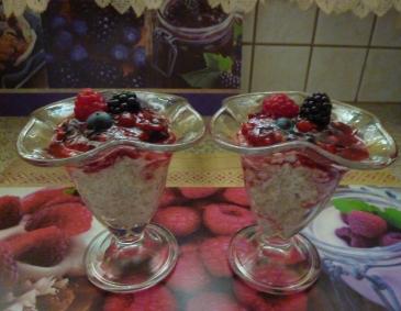 Bulgur-Dessert mit Beeren Bulgur-Dessert mit Beeren