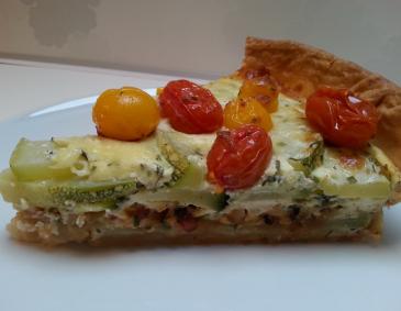 Zucchini-Speck-Tarte Zucchini-Speck-Tarte
