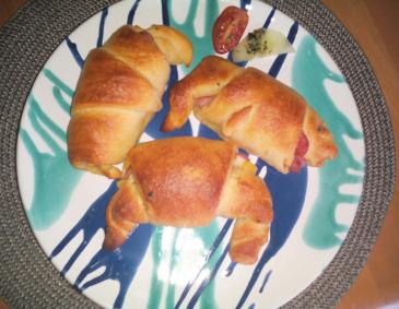 Gefüllte Kipferl Gefüllte Kipferl