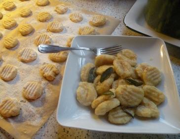 Kürbisgnocchi in Salbeibutter Kürbisgnocchi in Salbeibutter