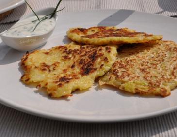 Kartoffel- Zucchini-Puffer Kartoffel- Zucchini-Puffer