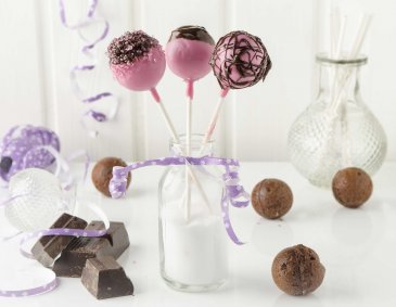 Schoko-Orangen Cake Pops