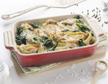 Gebackene Nudelschnecken Gebackene Nudelschnecken