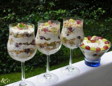 Weintrauben-Topfen-Dessert Weintrauben-Topfen-Dessert