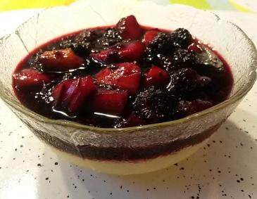 Panna Cotta mit Beerenkompott Panna Cotta mit Beerenkompott
