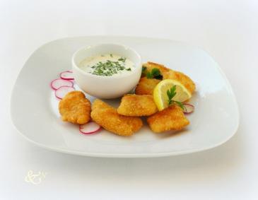 Chicken-Nuggets mit Knoblauchdip Chicken-Nuggets mit Knoblauchdip