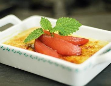 Steirische Creme mit Gewürzbirne Steirische Creme mit Gewürzbirne