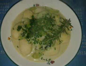 Gnocchi mit Zucchini Gnocchi mit Zucchini