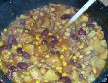 Chili mit Kichererbsen Chili mit Kichererbsen