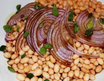 Bohnensalat mit Kürbiskernöl Bohnensalat mit Kürbiskernöl