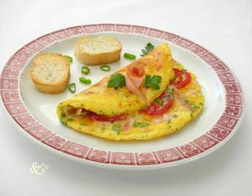 Schinken-Käse-Omelette Schinken-Käse-Omelette