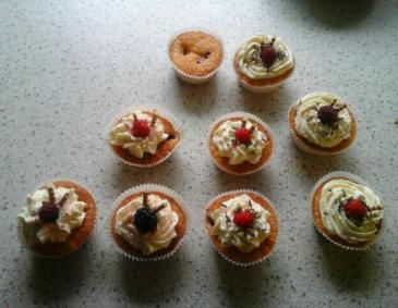 Himbeer-Cupcakes Himbeer-Cupcakes
