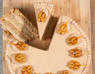 Nusstorte mit Nougatcreme Nusstorte mit Nougatcreme